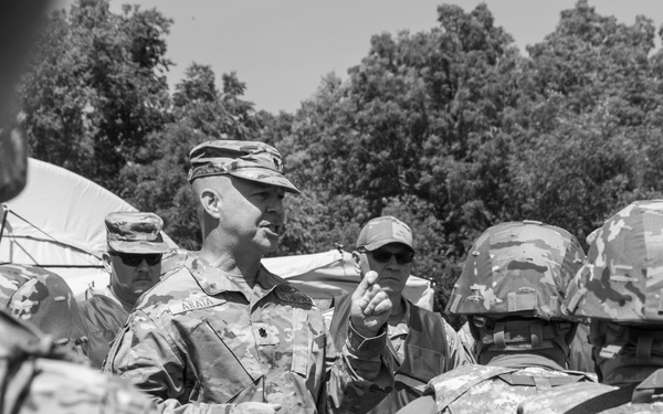 Training at Fort Custer Northern Strike 25-2