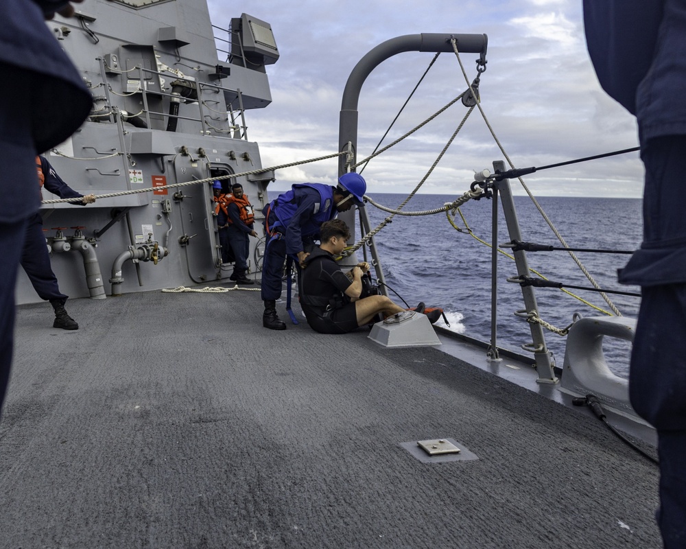USS Carl M. Levin Conducts Operations North Pacific Ocean
