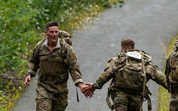 Joint Base Elmendorf-Richardson Soldiers and Airmen Participate in the JBER Norwegian Ruck March