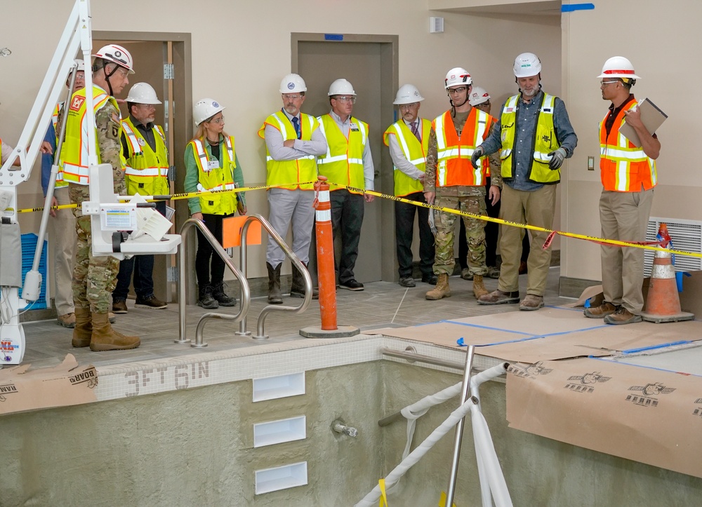 USACE leaders visit San Diego VA Medical Center to rally final push on Spinal Cord Injury facility