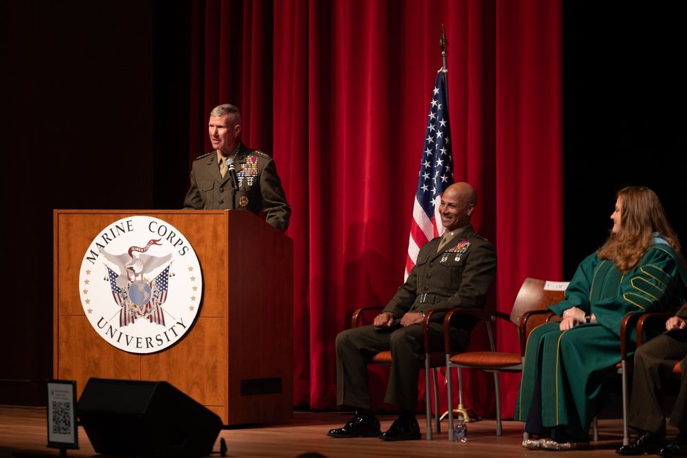 Commandant, Gen. Eric M. Smith attends 2025-2026 Academic Year Convocation Ceremony at MCU