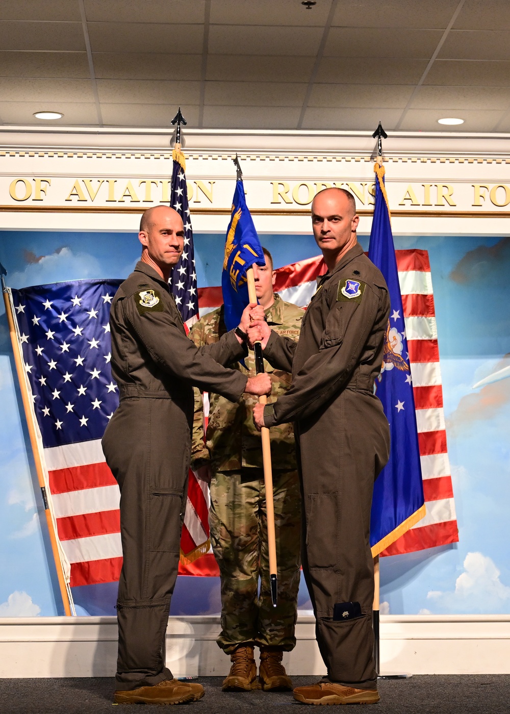 950th Spectrum Warfare Group activates two detachments, welcomes new commander to 17th Electronic Warfare Squadron