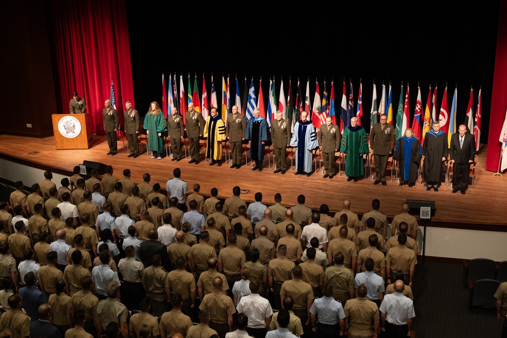 Commandant, Gen. Eric M. Smith attends 2025-2026 Academic Year Convocation Ceremony at MCU