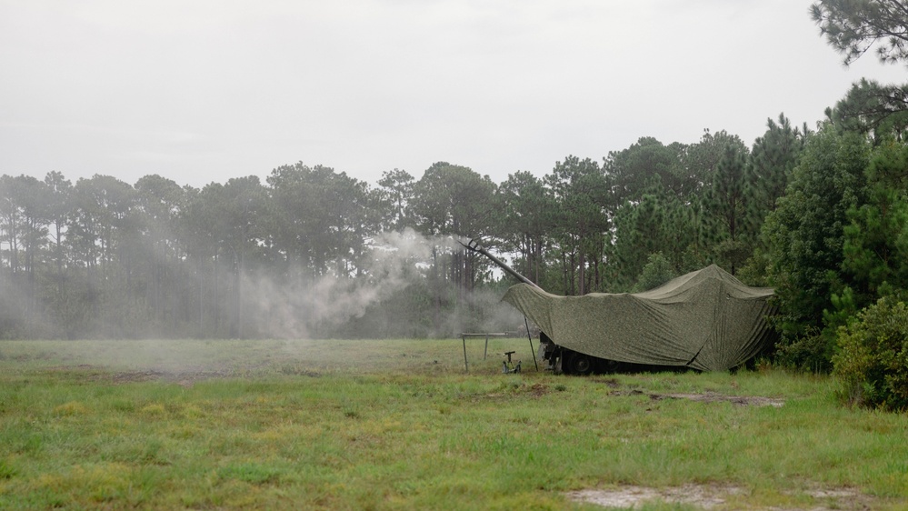 1st Battalion, 10th Marines conduct live-fire range during Burmese Chase 25