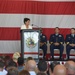 Corpus Christi Mayor Speaks to Coastguardsmen during Corpus Christi Coast Guard City Ceremony