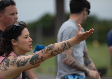 Marine Combat Training Battalion, School of Infantry - East, hosts a Battalion Beach Bash