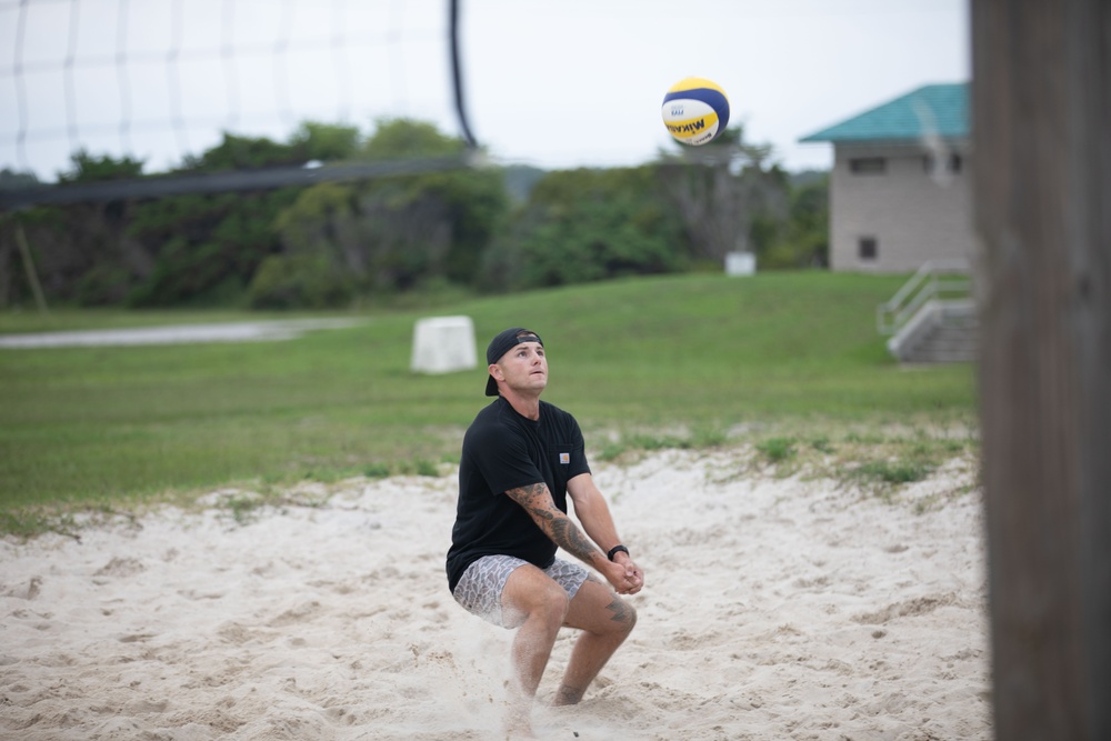 Marine Combat Training Battalion, School of Infantry - East, hosts a Battalion Beach Bash
