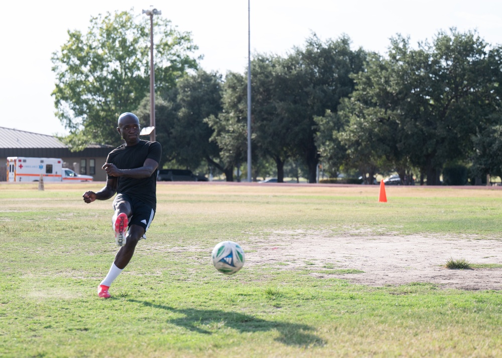 From Ghana’s Streets to an MLS Stadium: Airman Finds Home in Football and Service