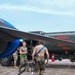 D.C. Air National Guard crew chiefs refuel F-16s for REFORPAC redeployment