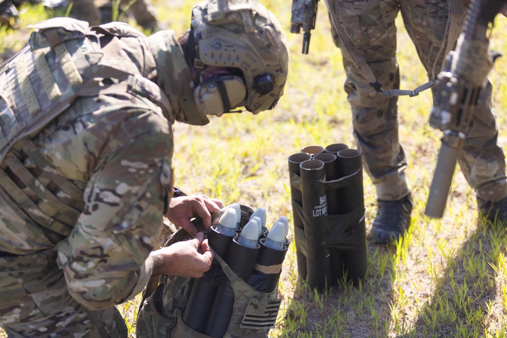 75th Ranger Regiment conducts joint live-fire training