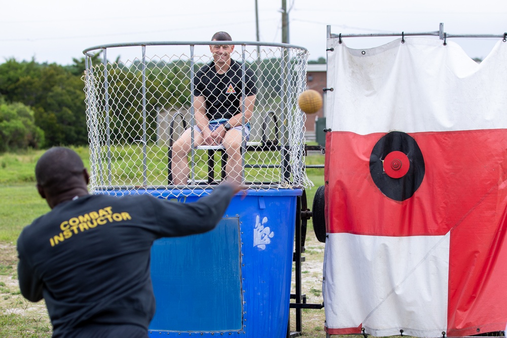 Marine Combat Training Battalion, School of Infantry -- East, hosts a Battalion Beach Bash.