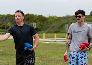 Marine Combat Training Battalion, School of Infantry -- East, hosts a Battalion Beach Bash.