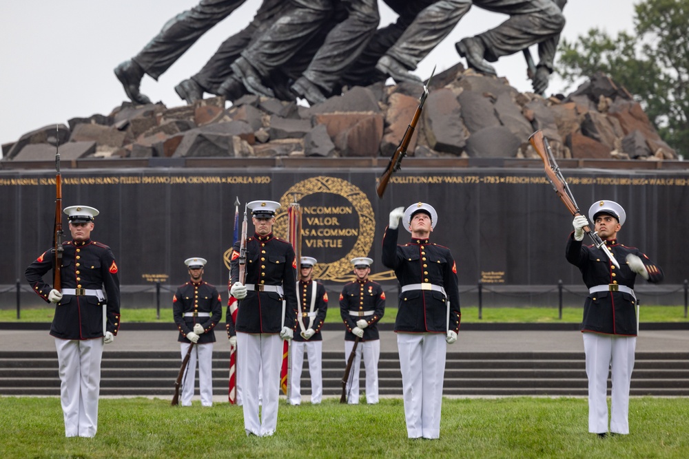 Commandant, Gen. Eric M. Smith attends MLAC Sunset Parade