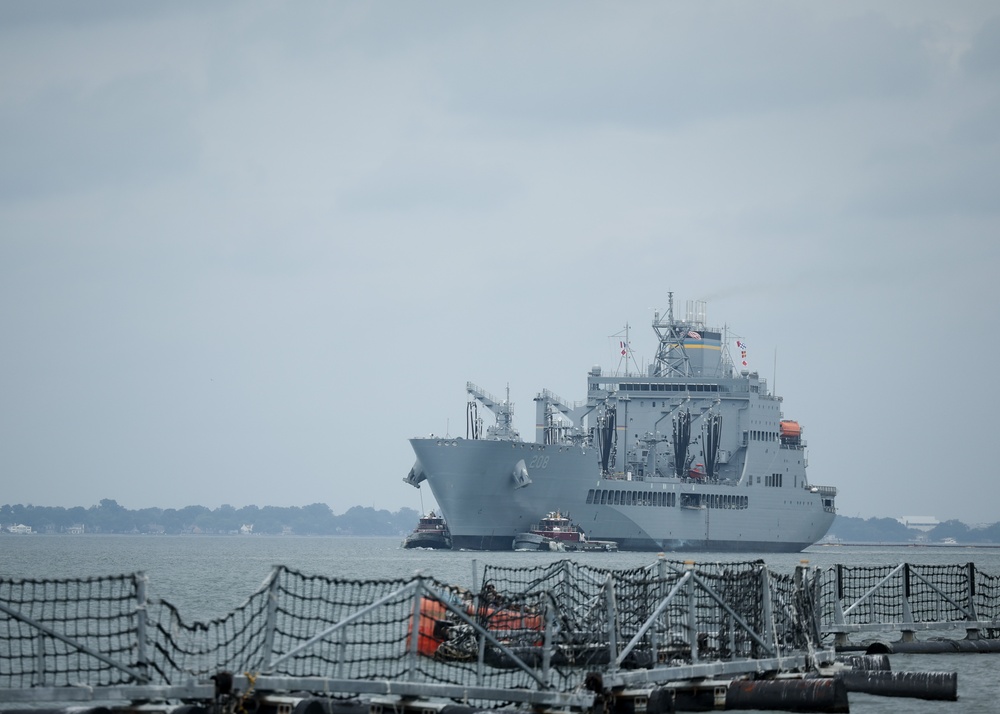 USNS Robert F. Kennedy (T-AO 8) Arrives at Naval Station Norfolk