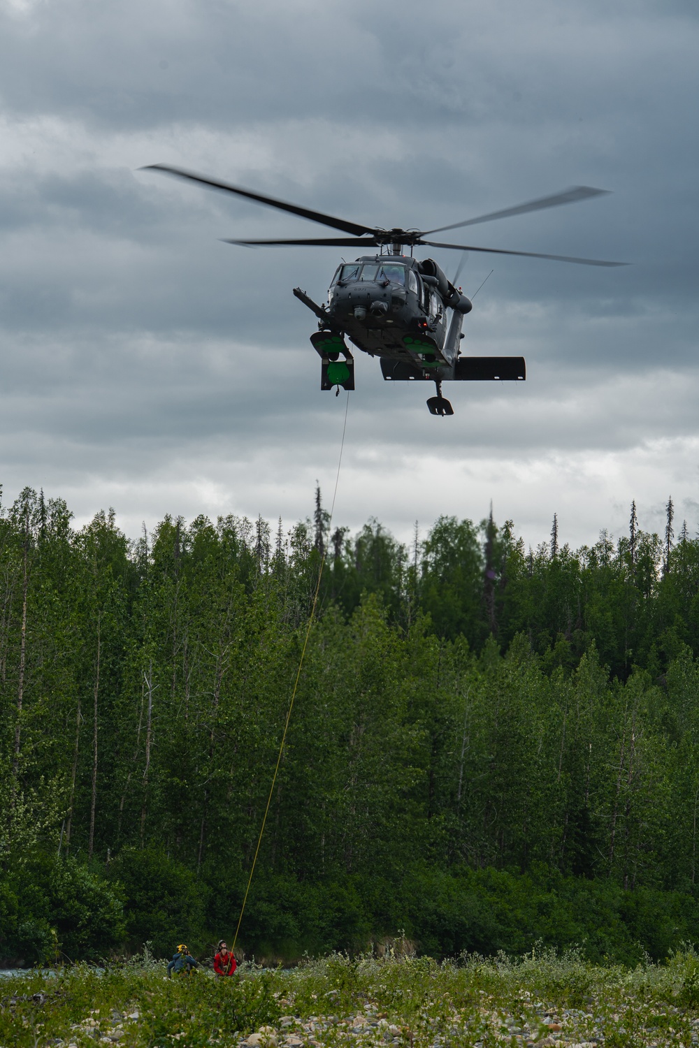 Alaska Air National Guard Conducts Hoist Training