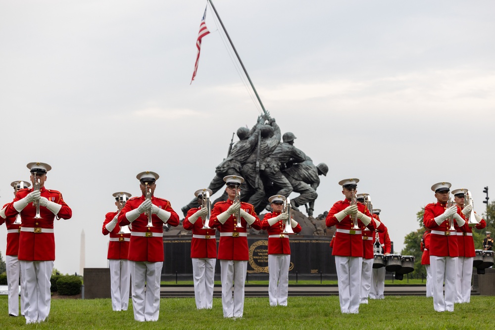 Commandant, Gen. Eric M. Smith attends MLAC Sunset Parade