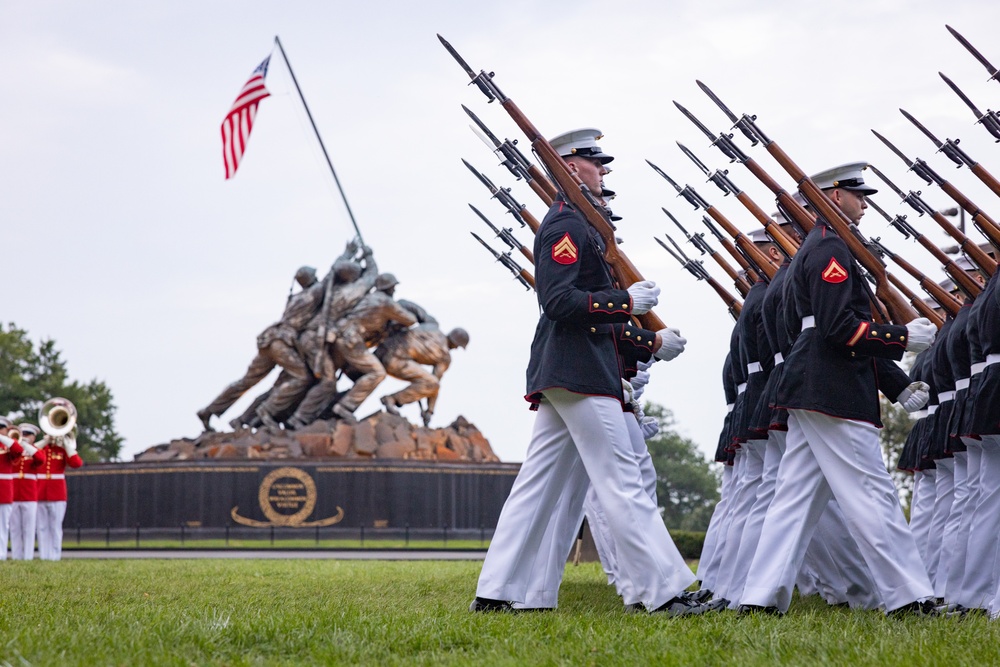 Commandant, Gen. Eric M. Smith attends MLAC Sunset Parade