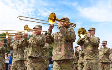 34th Army Band marches at the Iowa State Fair