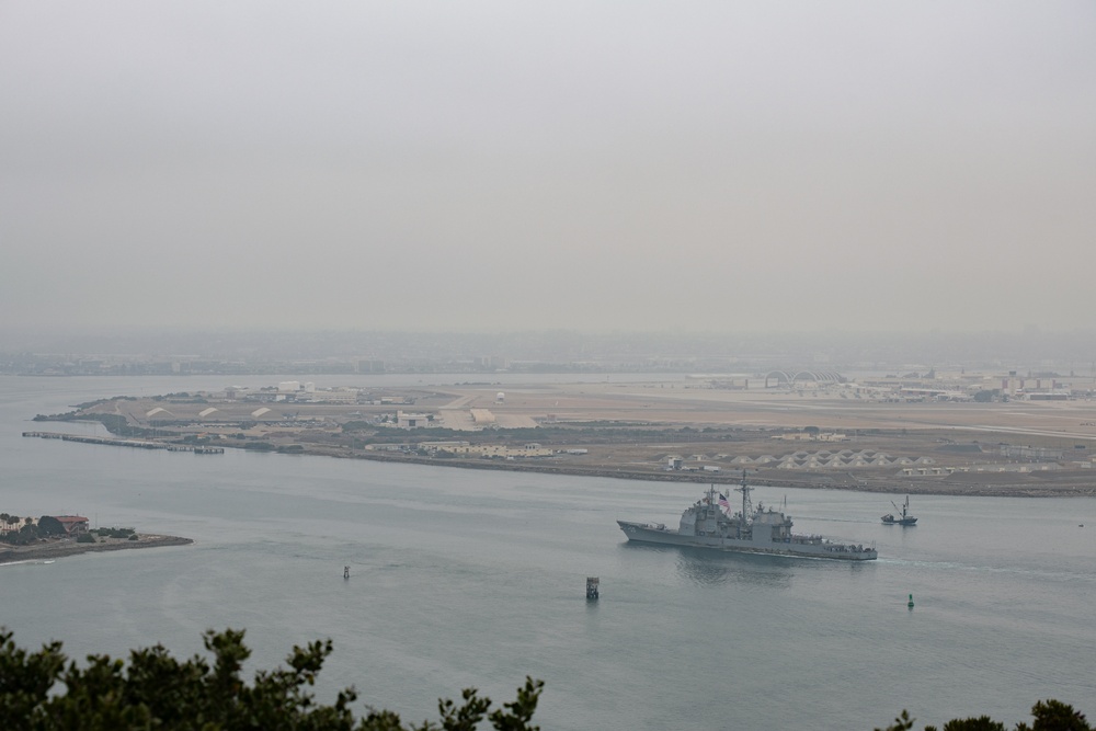 USS Princeton returns to Naval Base San Diego