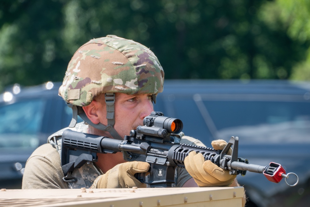 Training at Fort Custer Northern Strike 25-2