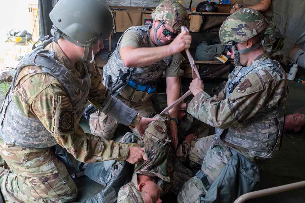 Training at Fort Custer Northern Strike 25-2