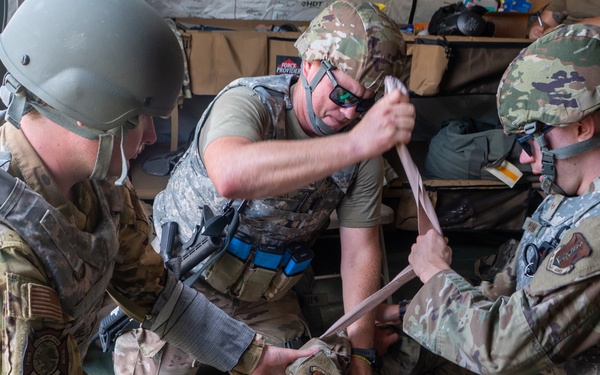 Training at Fort Custer Northern Strike 25-2