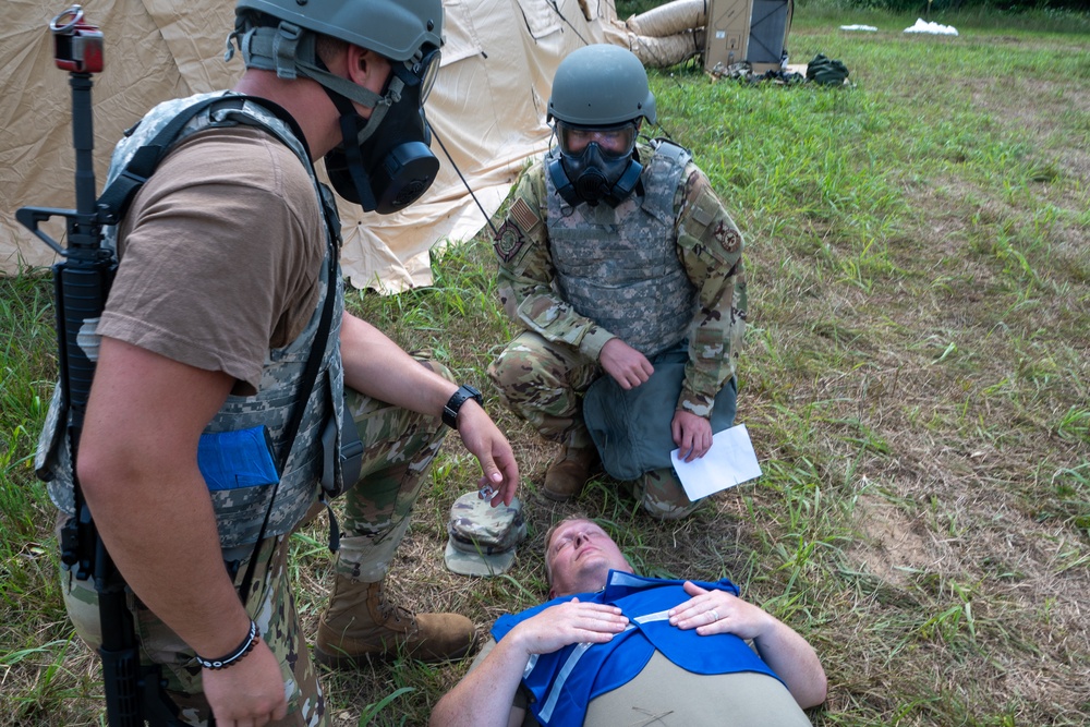 Training at Fort Custer Northern Strike 25-2