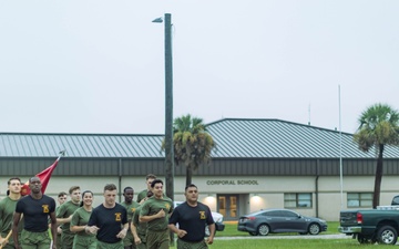 Corporal School Class #7-25 Motivational Run
