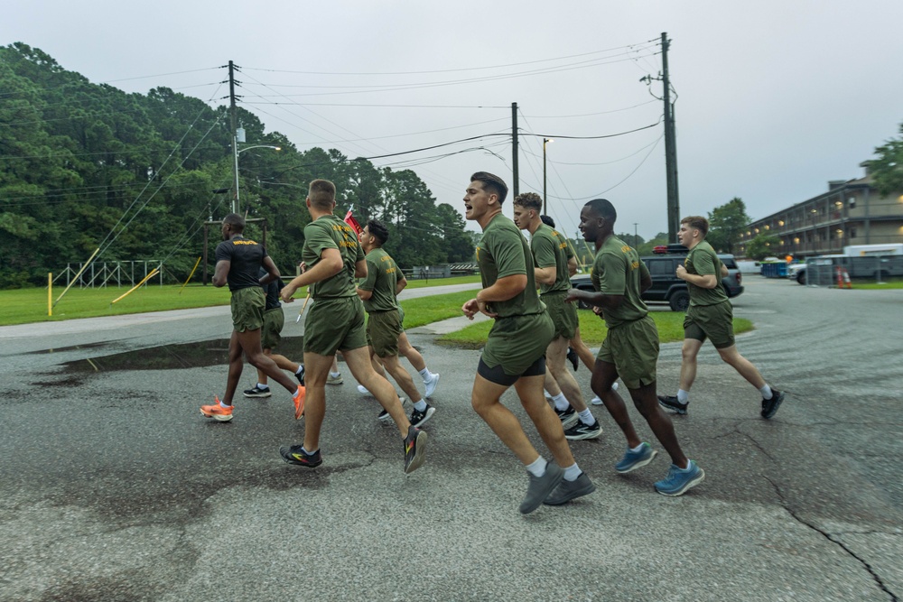 Corporal School Class #7-25 Motivational Run