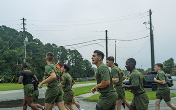 Corporal School Class #7-25 Motivational Run