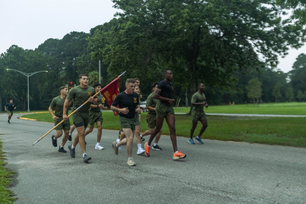 Corporal School Class #7-25 Motivational Run