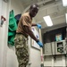Ronald Reagan Sailors Apply New Deck Coating