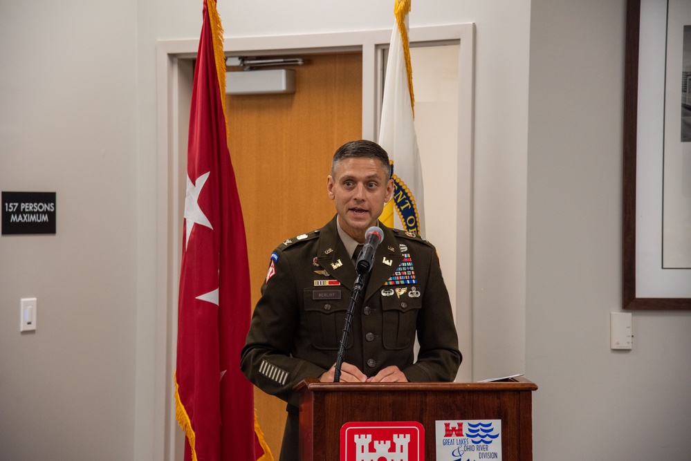 U.S. Army Corps of Engineers Great Lakes and Ohio River Division Welcomes New Commander
