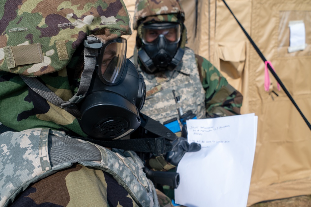 CBRNE training at Fort Custer Northern Strike 25-2