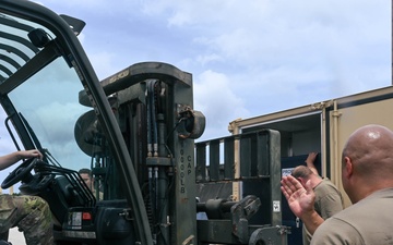 D.C. Air National Guard load equipment for redeployment from REFORPAC exercise