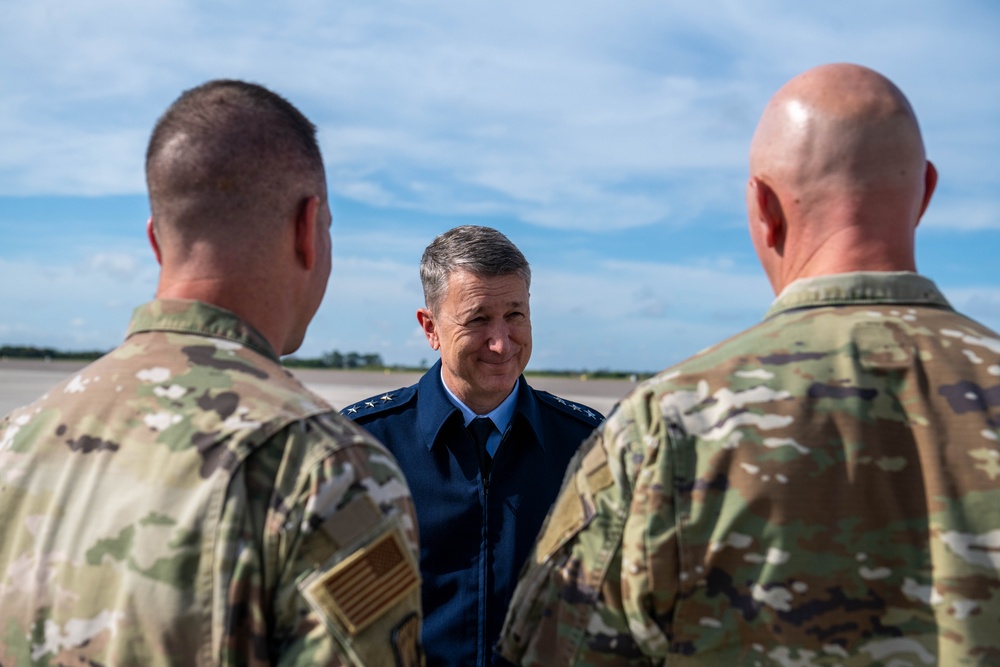 CJCS, SEAC arrives at MacDill AFB