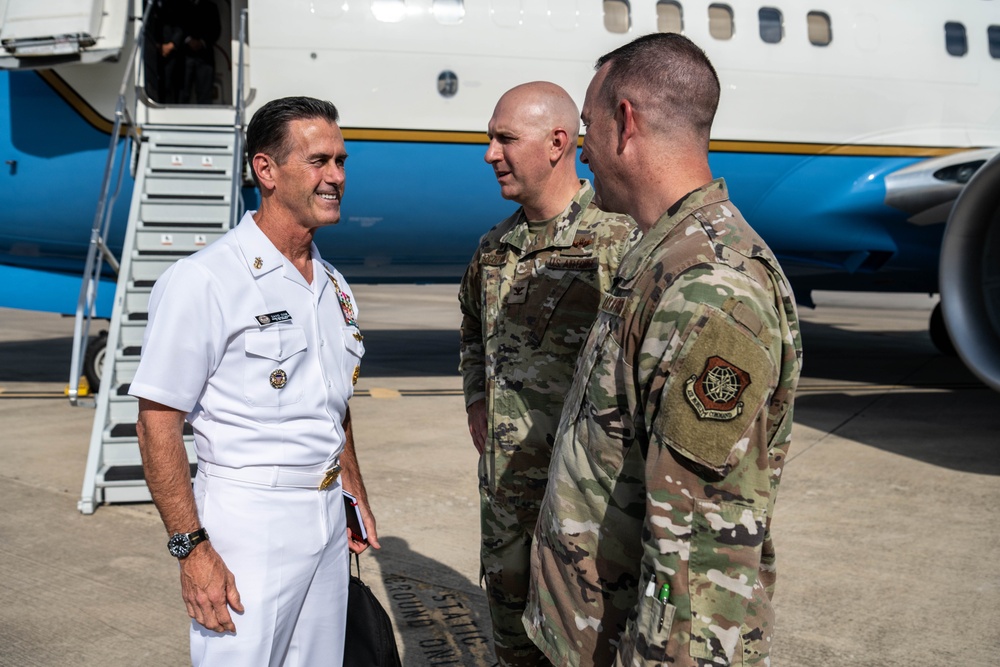 CJCS, SEAC arrives at MacDill AFB