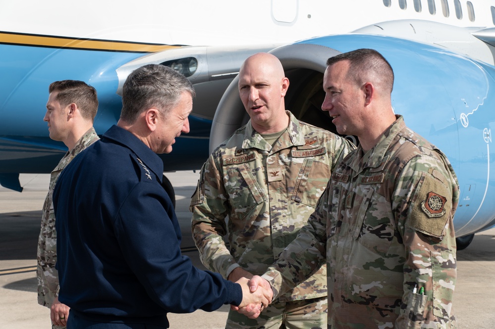 CJCS, SEAC arrives at MacDill AFB
