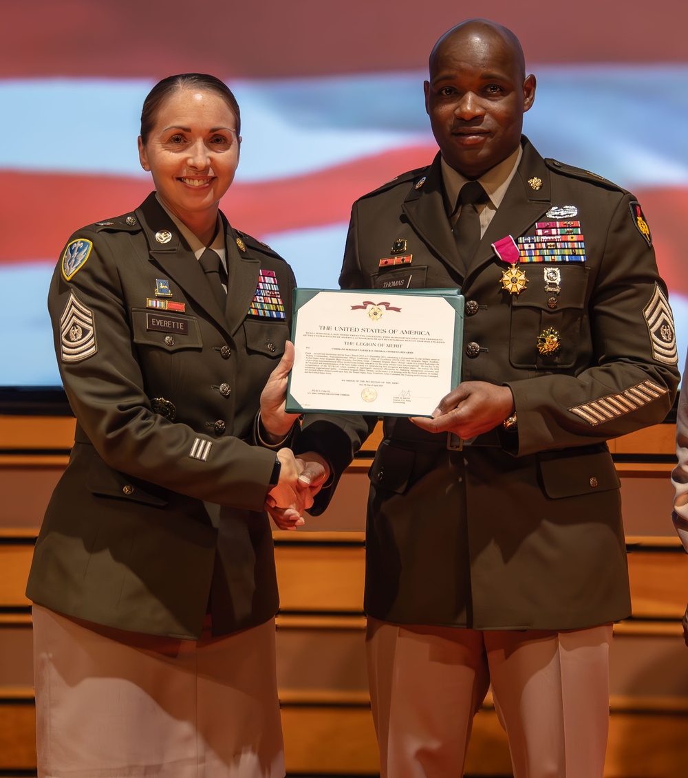 CSM Thomas Retirement Ceremony
