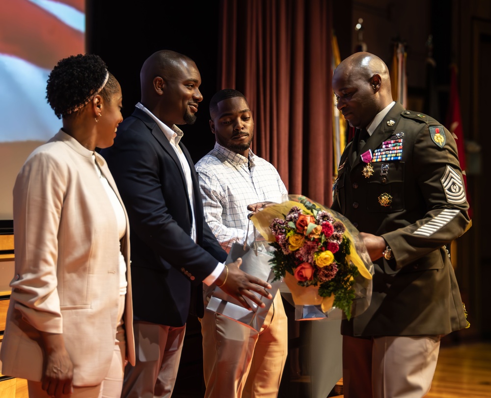CSM Thomas Retirement Ceremony