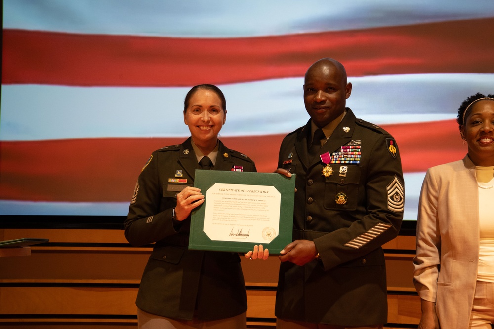 CSM Thomas Retirement Ceremony