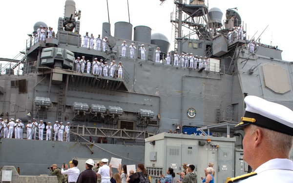 USS Princeton Returns to Homeport