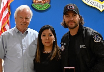 Actor Taylor Kitsch Honored by Medal of Honor Society While Visiting NY Air Guard’s 106th Rescue Wing