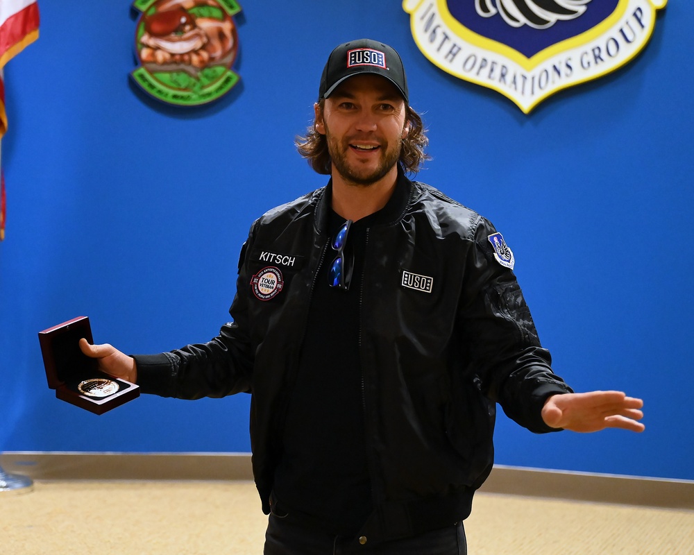 Actor Taylor Kitsch Honored by Medal of Honor Society While Visiting NY Air Guard’s 106th Rescue Wing
