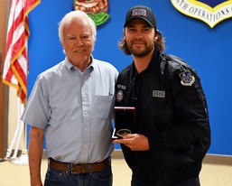 Actor Taylor Kitsch Honored by Medal of Honor Society While Visiting NY Air Guard’s 106th Rescue Wing