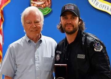 Actor Taylor Kitsch Honored by Medal of Honor Society While Visiting NY Air Guard’s 106th Rescue Wing