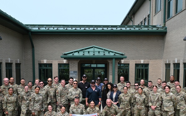 Actor Taylor Kitsch Honored by Medal of Honor Society While Visiting NY Air Guard’s 106th Rescue Wing