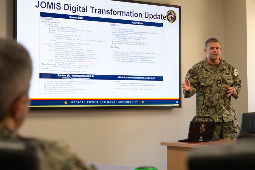 Operational medicine program advances shared with NMRTC San Diego leaders
