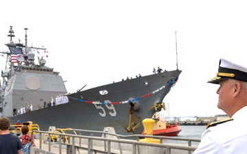 USS Princeton Returns to Homeport