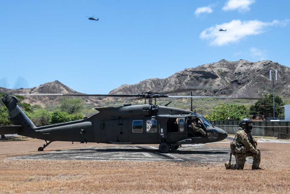 Philippine Air Force Commander Flies with Hawaii Guard, Observes Rotary-Wing Capabilities